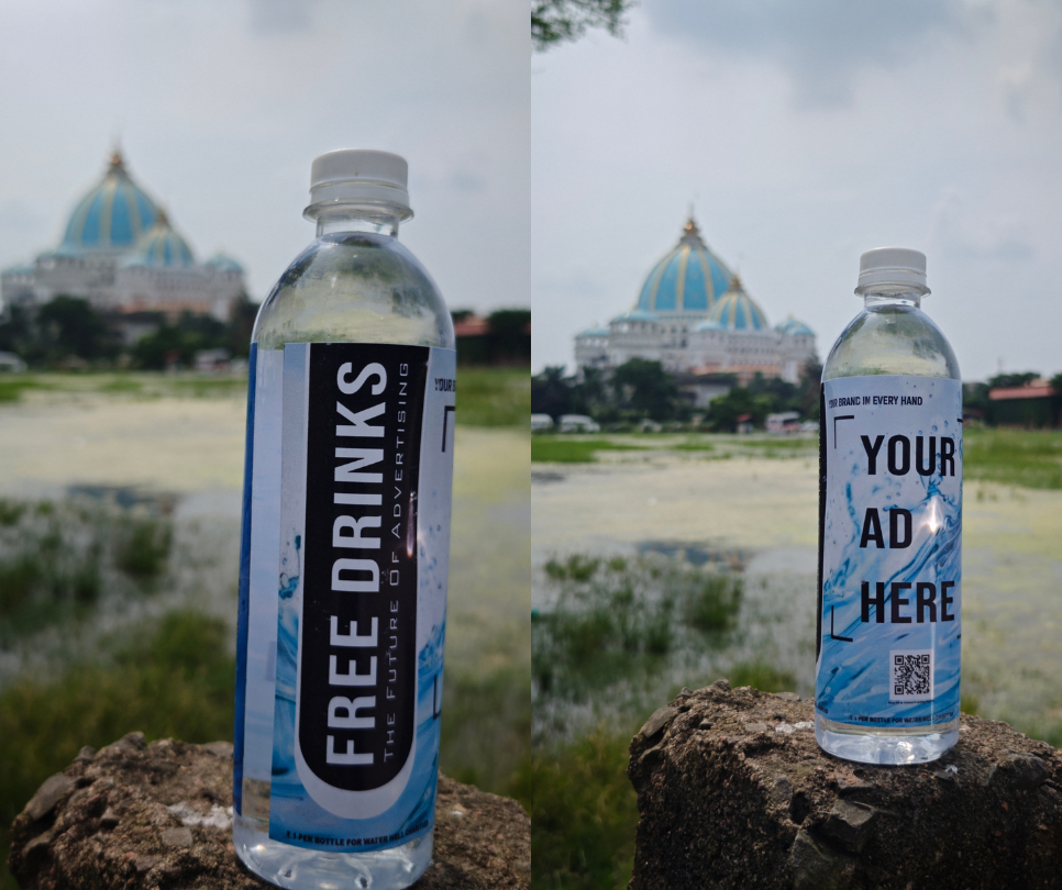 Free Drinks Branding Banner